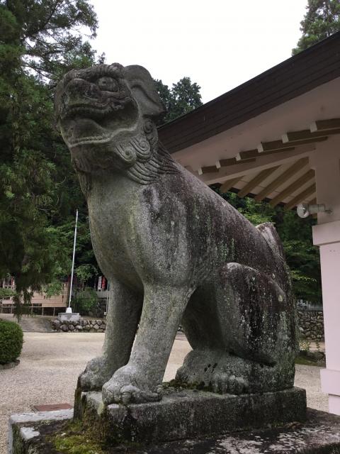 大縣神社の狛犬