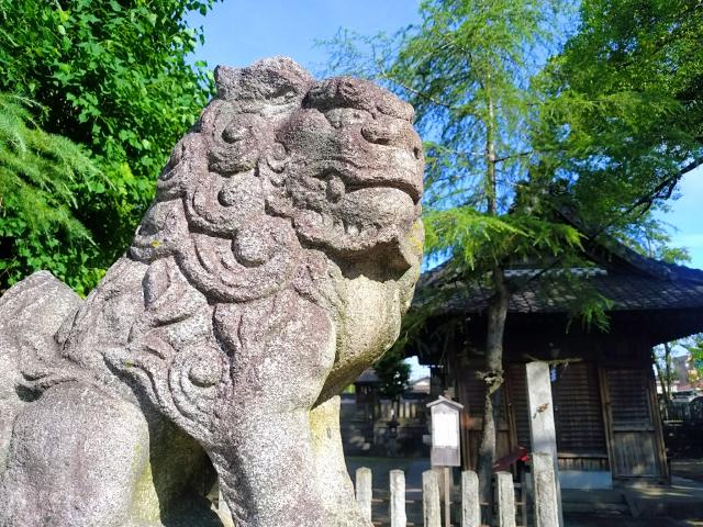 神明社（小根神明社）の狛犬