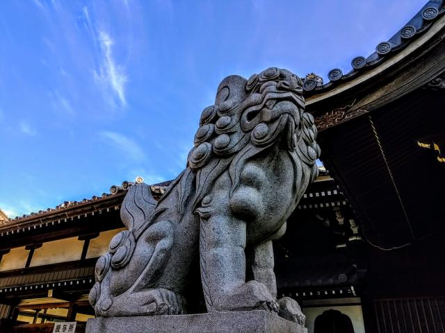 東海市熊野神社の狛犬