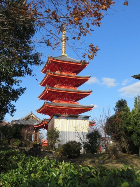 願昭寺の塔