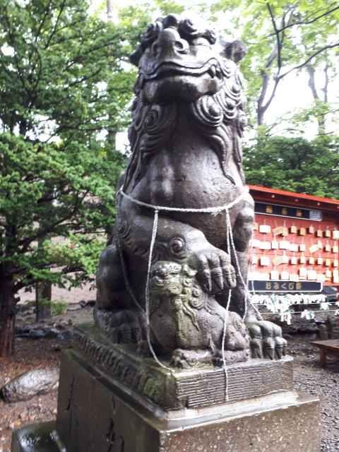 星置神社の狛犬