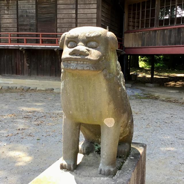 雀神社の狛犬