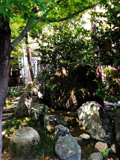 洲崎神社の庭園