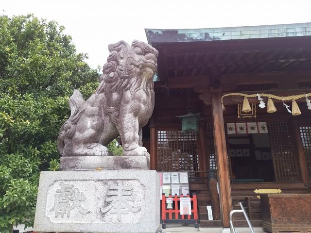 城山八幡宮の狛犬
