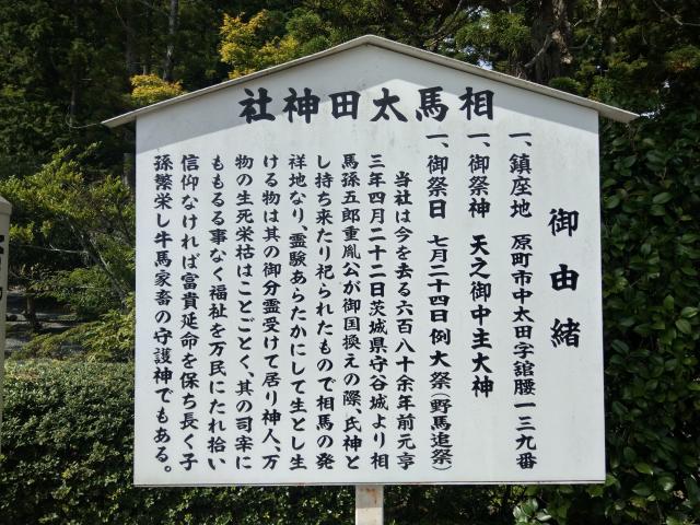相馬太田神社の歴史
