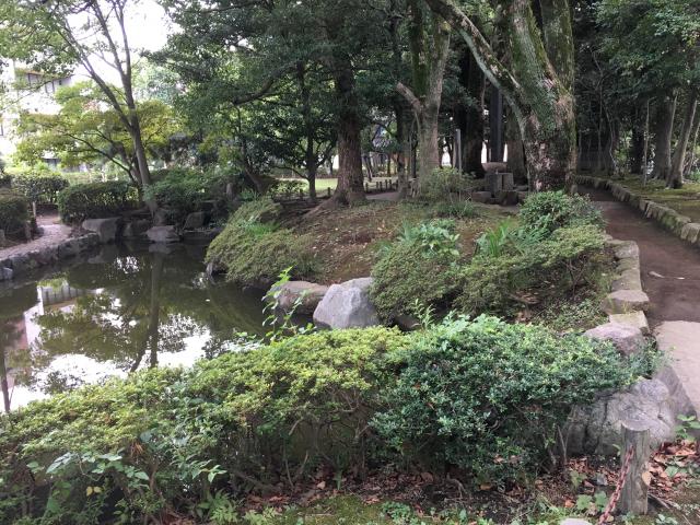和樂備神社の庭園