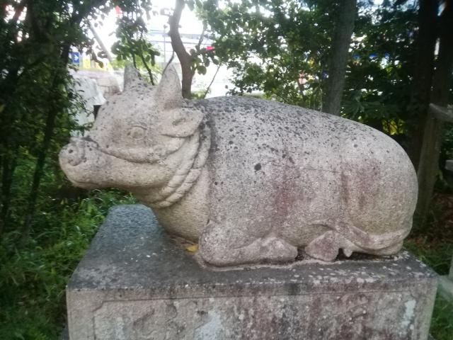 林天神社の狛犬
