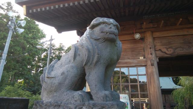 常陸第三宮　吉田神社の狛犬