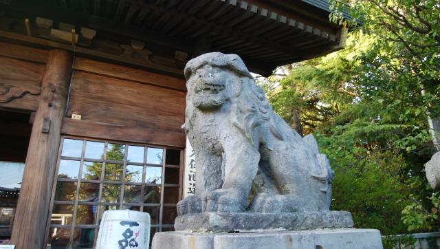 常陸第三宮　吉田神社の狛犬