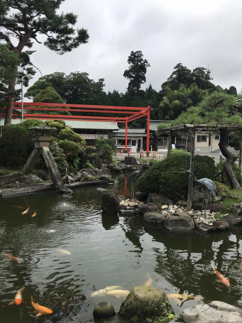 竹駒神社の庭園