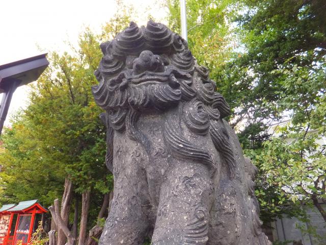 篠路神社の狛犬