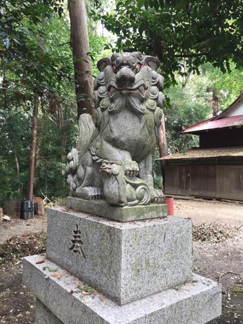 腰掛神社の狛犬