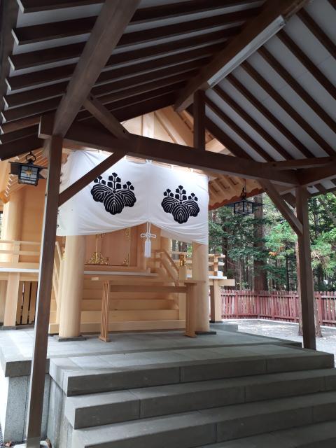 開拓神社の本殿