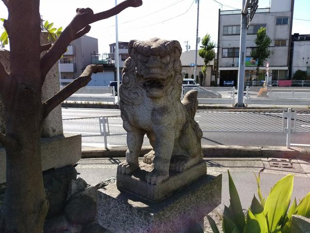 松岡神社の狛犬