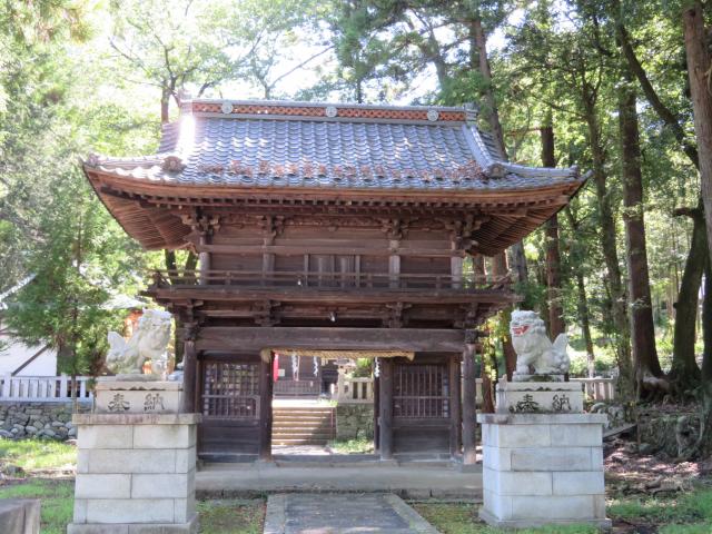 弓削神社の山門