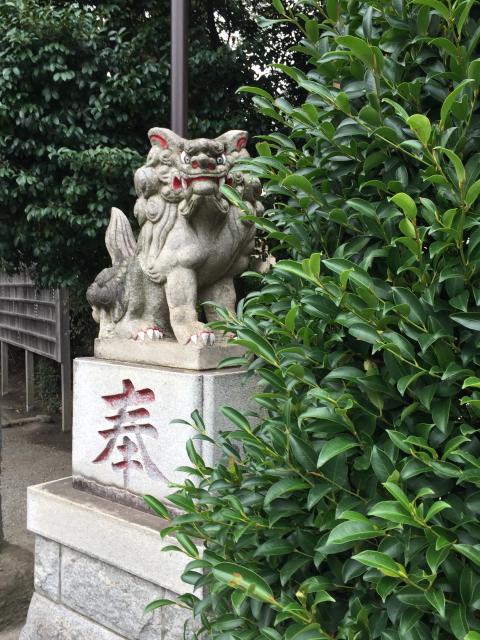 菅谷神社の狛犬