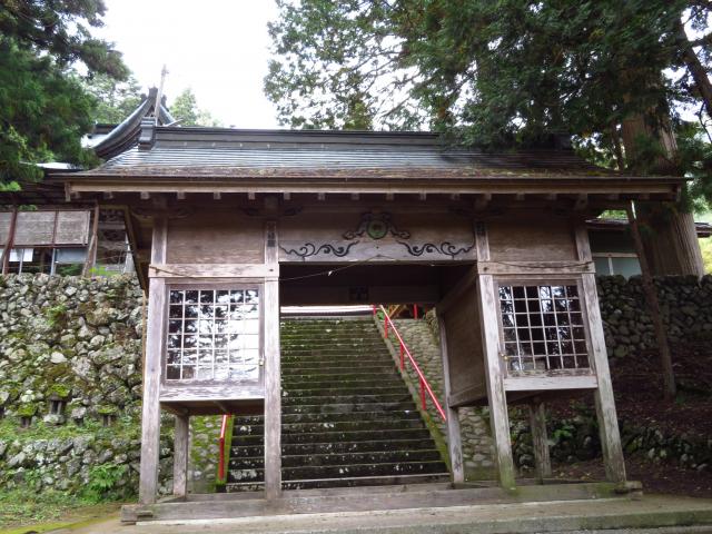 高尾穂見神社の山門