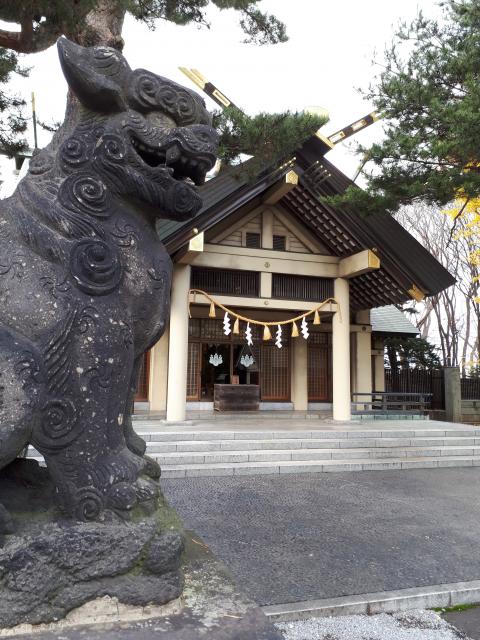 江別神社の狛犬