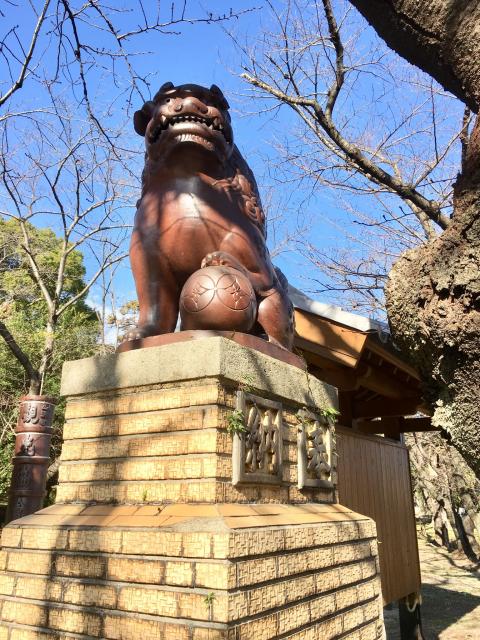 愛知県高浜市春日神社の狛犬