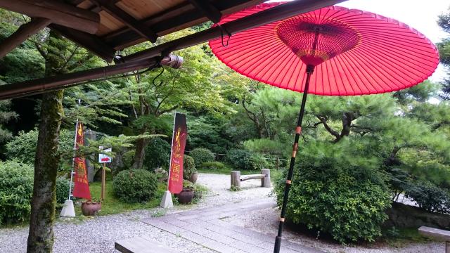 石山寺の庭園