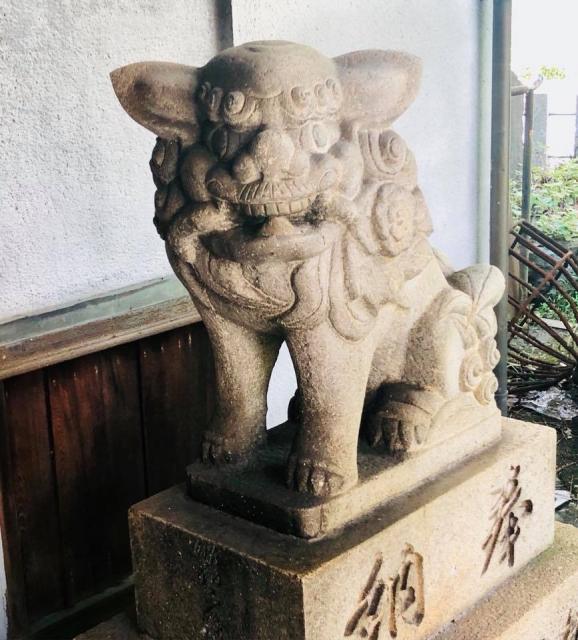 波寄神社の狛犬