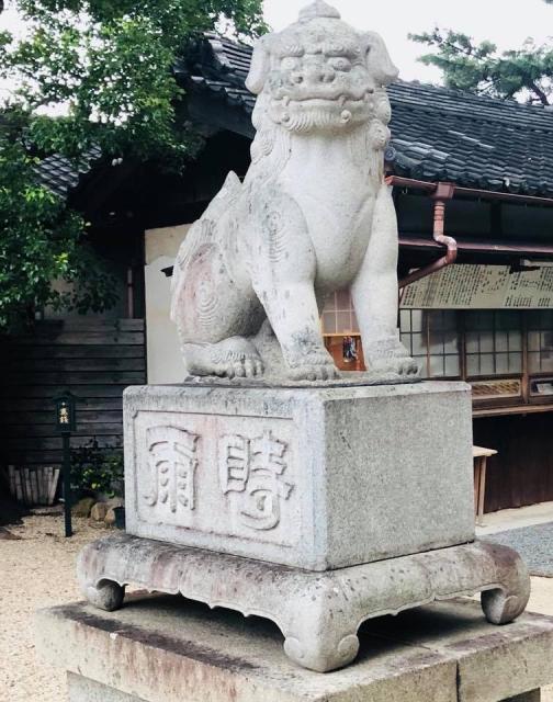 菅生神社の狛犬